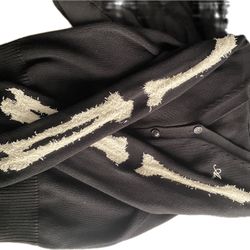 Black Amiri Bones Cardigan