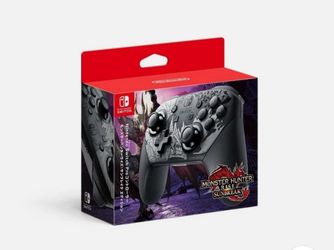Nintendo Switch Pro Controller Monster Hunter Rise: Sunbreak Edition NEW