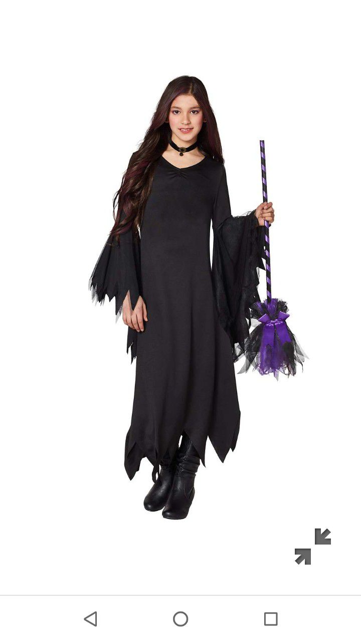 Halloween Basic Girls Witch Costume