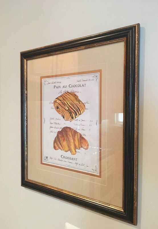 Framed French Bakery prints