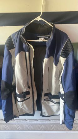 BMW Motorrad Santiago Blue padded jacket Size 58