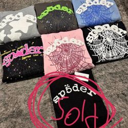SP5DER HOODIES, ANY SIZE WITH FREE SHIPPING(CASHAPP ONLY PAYMENT AVAILABLE)