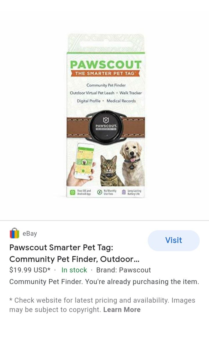 Pawscout Pet Smart Tracker