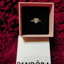 Elevated Heart Pandora Promise Ring