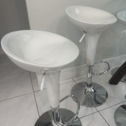 4 Modern Adjustable Height Counter Chairs