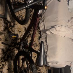 Red And Black Mtn Bike.