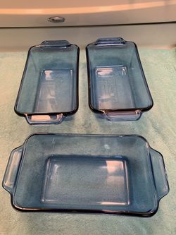 Anchor cobalt blue 5x9 —1.5 quart loaf