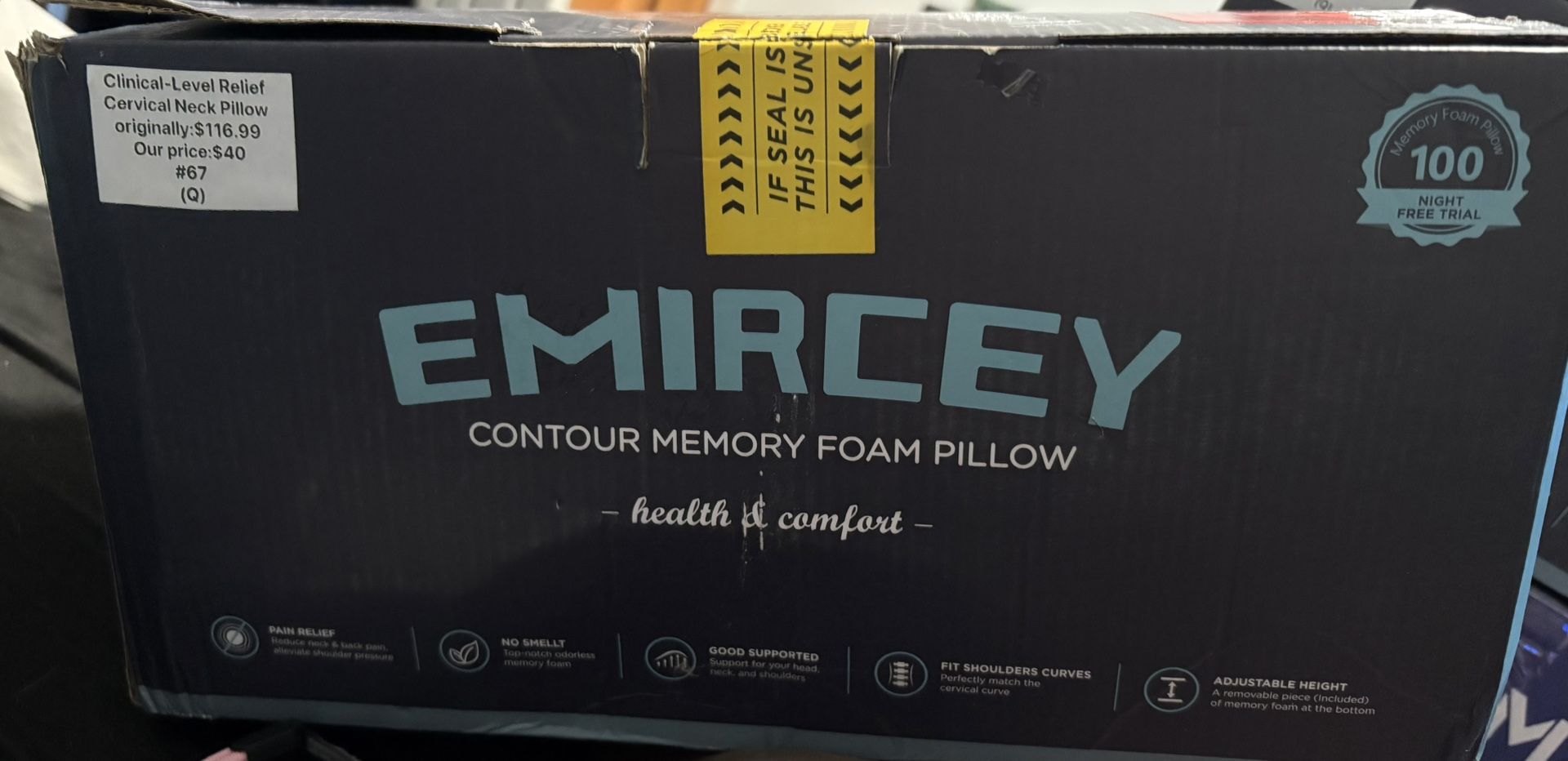 Clinical-Level Relief Cervical Neck Pillow
