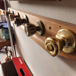 Door Knob Coat Rack Or Hat Hanger For The Mancave