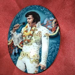 Elvis In Hawaii Music Box Musical Trinket Box Blue Suede Shoes Kimmerle Milnazik