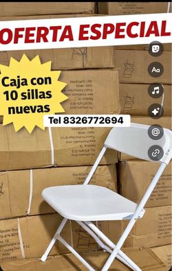 Sale of commercial folding chairs new