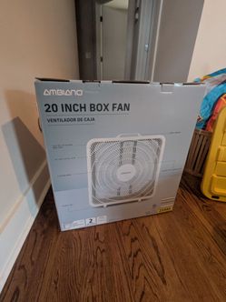 20" White Box Fan