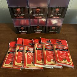 Top Loaders And Sleeves  Bundle