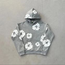 Denim Tears Hoodie Gray Winter Wear Jumper Jacket