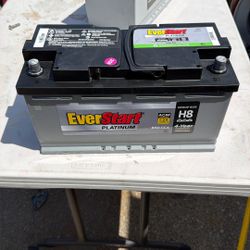 EverStart Platinum Agm Battery H8 49 850cca Like New