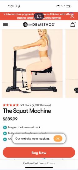 DB method squat machine