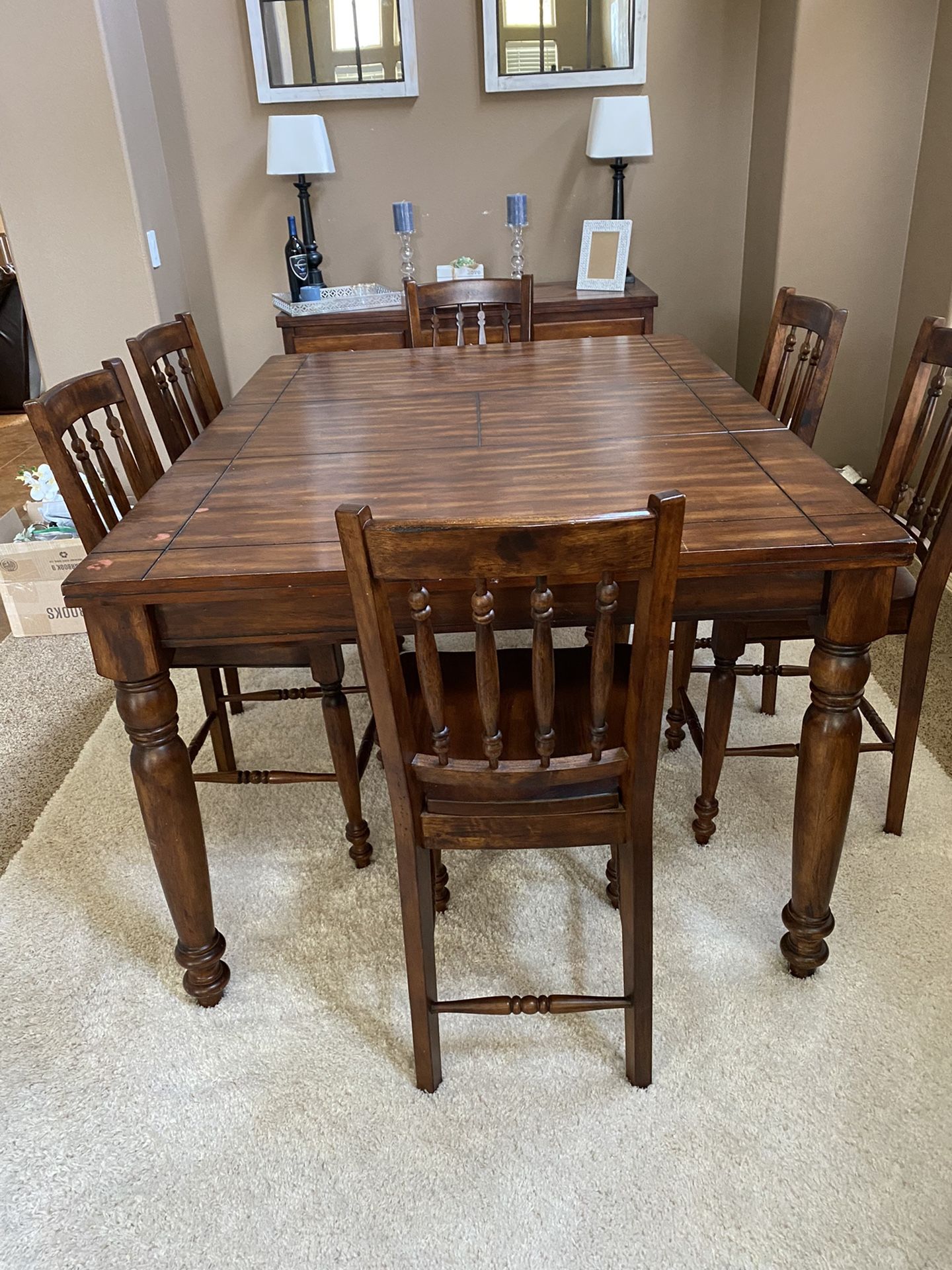 Dining Table And Buffet