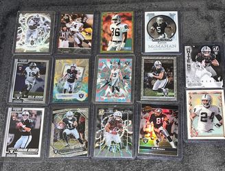 RAIDERS LOT/SINGLES (14) CARDS