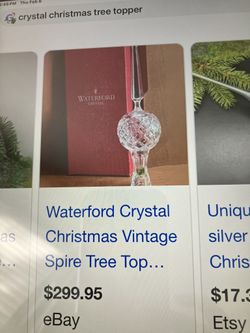 Waterford, Crystal Christmas Tree Topper