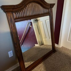 Large Mission Style Mirror 32x32 