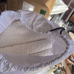 Brand New! Geo 3pc Coverlet Queen Size Bright White