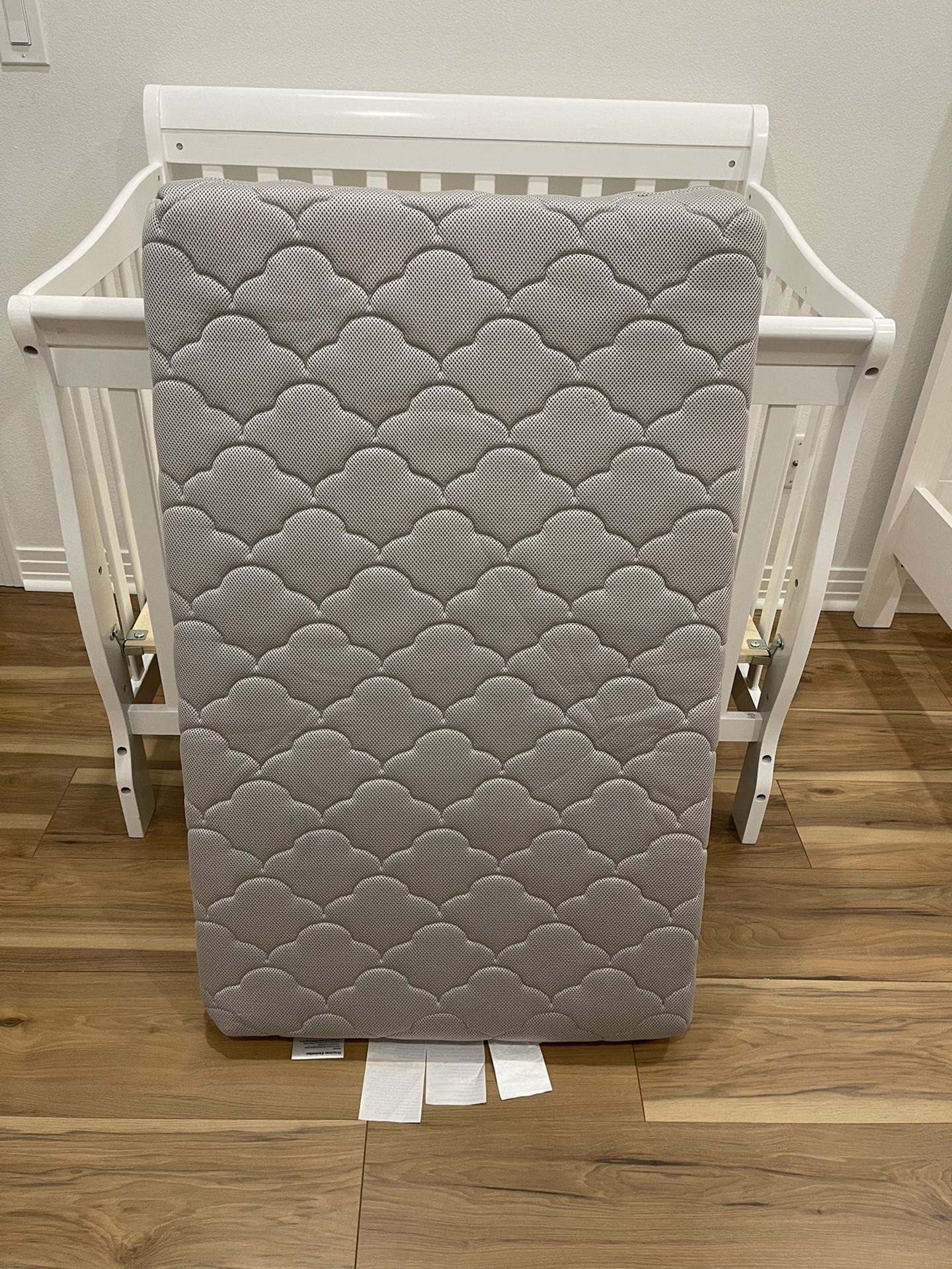 Gray Newton Mini Crib Mattress