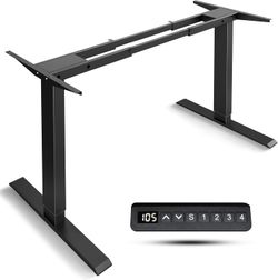 Dual Motor Adjustable Height Standing Desk Frame