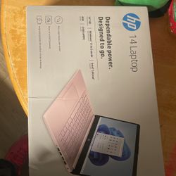 14” laptop Hp pink