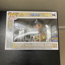 Funko Pop! Rides One Piece Luffy with Thousand Sunny 2022 Winter Convention #114