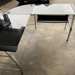 Office Table With Glass Top