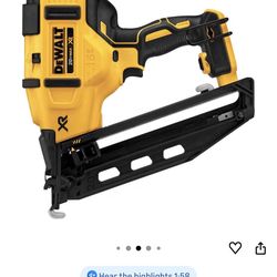 DEWALT 20V MAX* Finish Nailer, Angled, 16GA, Tool Only (DCN660B)