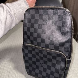 Louis Vuitton Damier Graphite Avenue  Sling Backpack