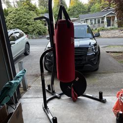 Everlast Heavy Bag/ Punching Bag With Stand