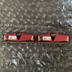 XPG (8GB X2) Ram Sticks Total Ram 16GB