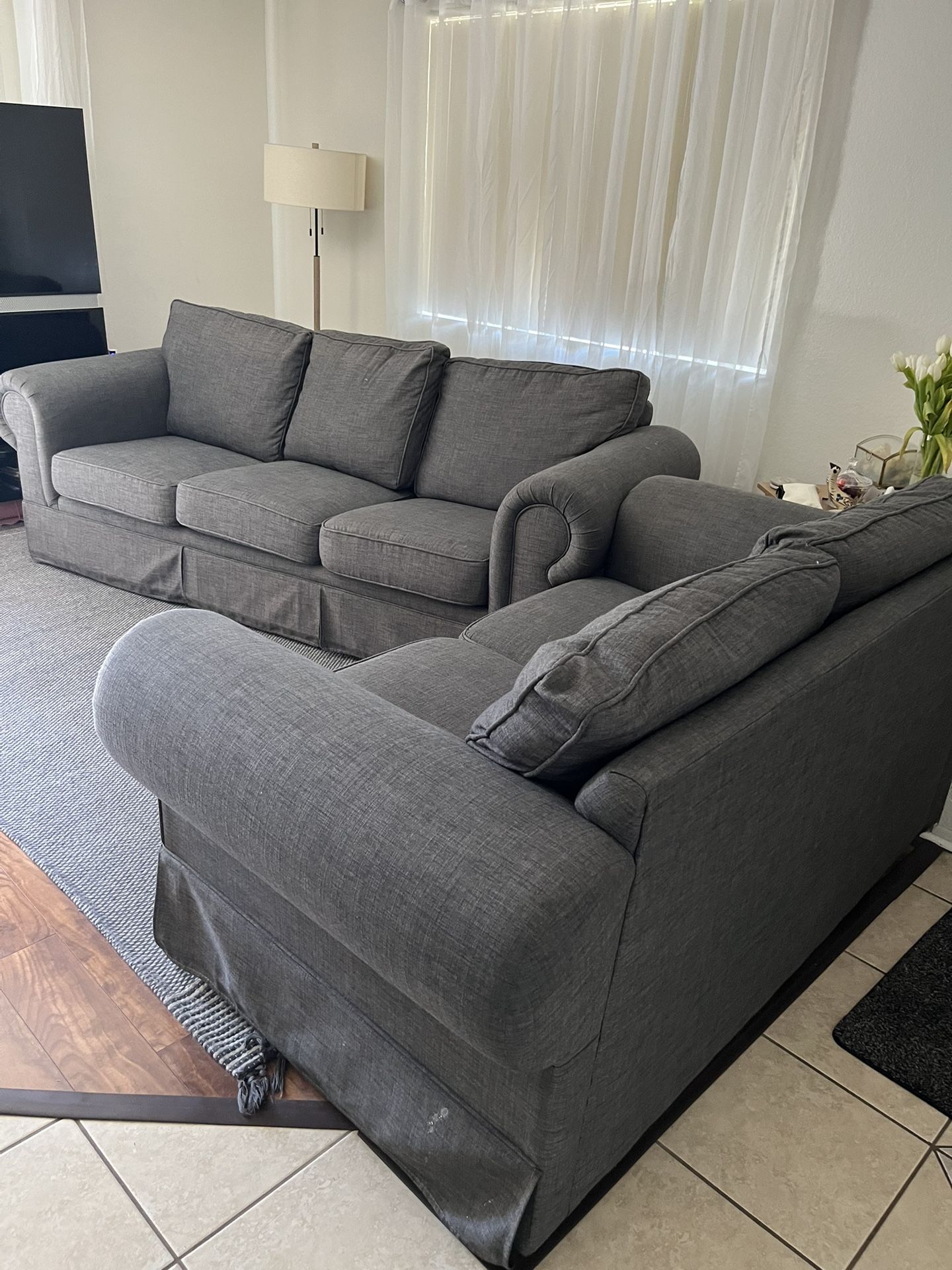 Dark Grey Couches