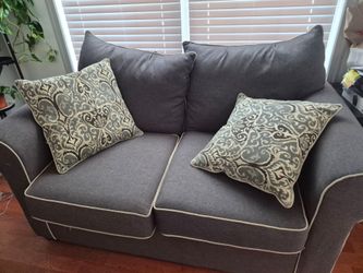 Love seat and chair