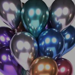 Cromo Latex Balloons 12" & 12 Ct