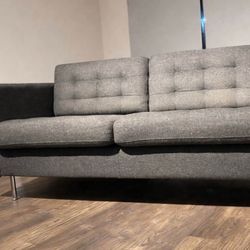 🔥✨ Dark Gray Loveseat - 🫧🛋️Clean 