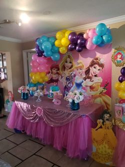Princess birthday decoration