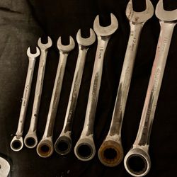 2 Sets Of Husky Ratcheting Wrenches!