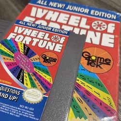 NINTENDO NES WHEEL OF FORTUNE JUNIOR EDITION W/ BOX