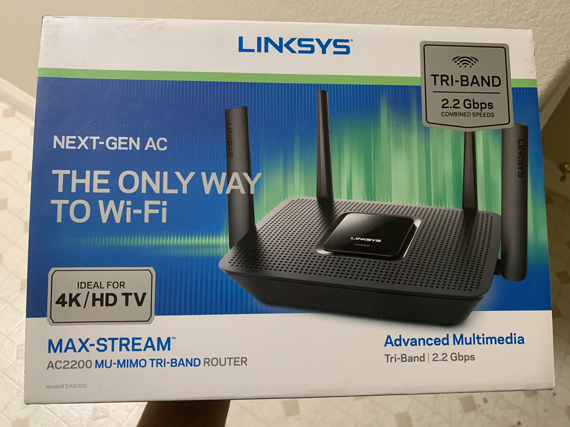 Linksys AC2200 2.2GB Wifi Router for sale