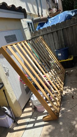 Queen size bed frame