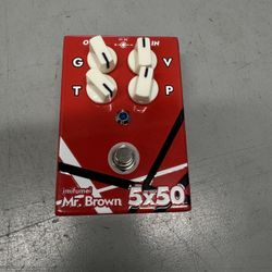 Mr.Brown 5X50 High Gain 5150 EVH Distortion Electric Guitar Effects Pedal tp1