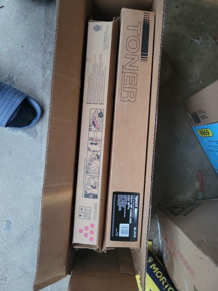 4 SET Of Original Ricoh C3500, 4500 MFP Printer Toners + 5 Other Generic $10 Each