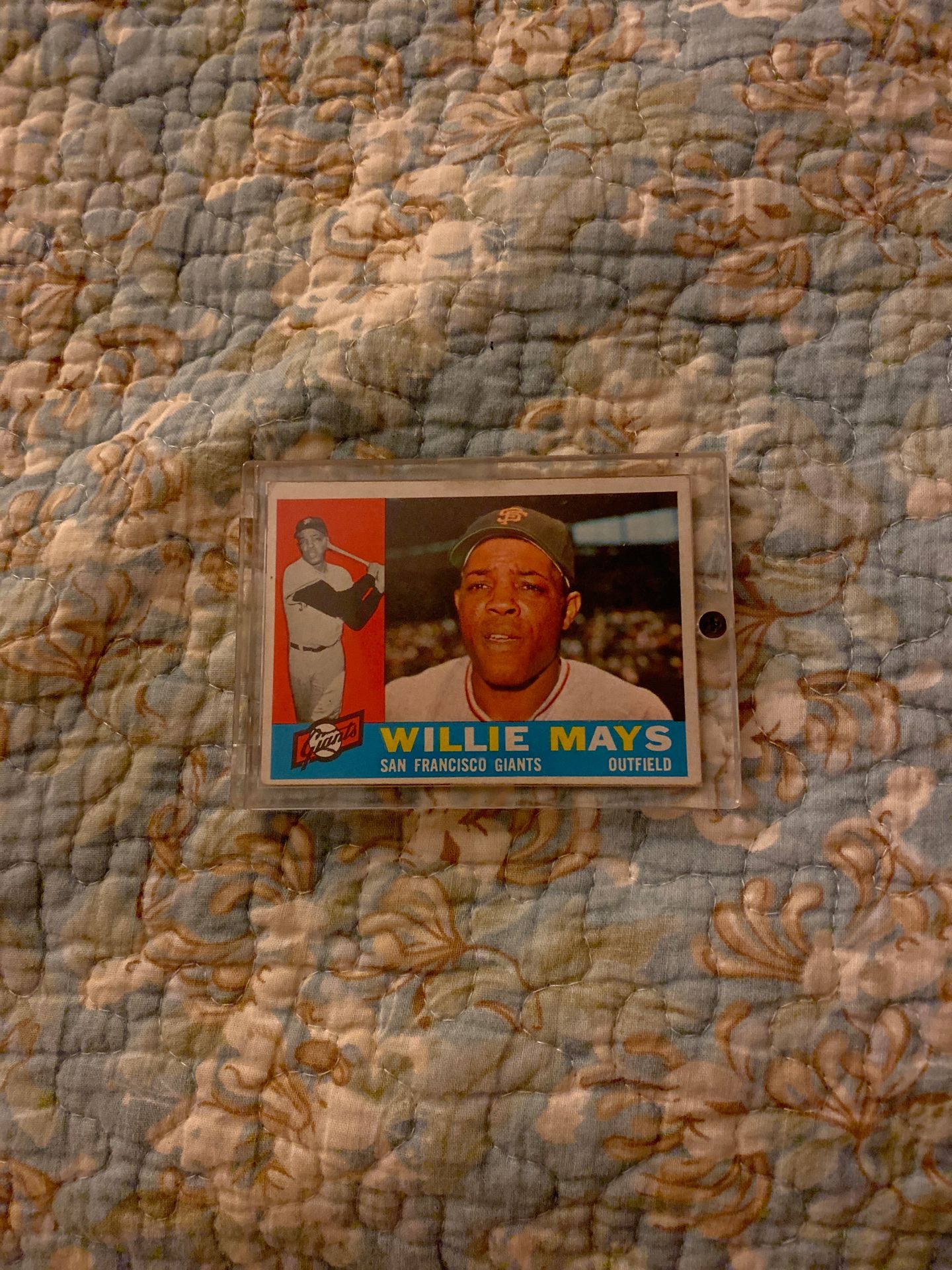 Willie Mays Baseball Card (NOT TRADING)
