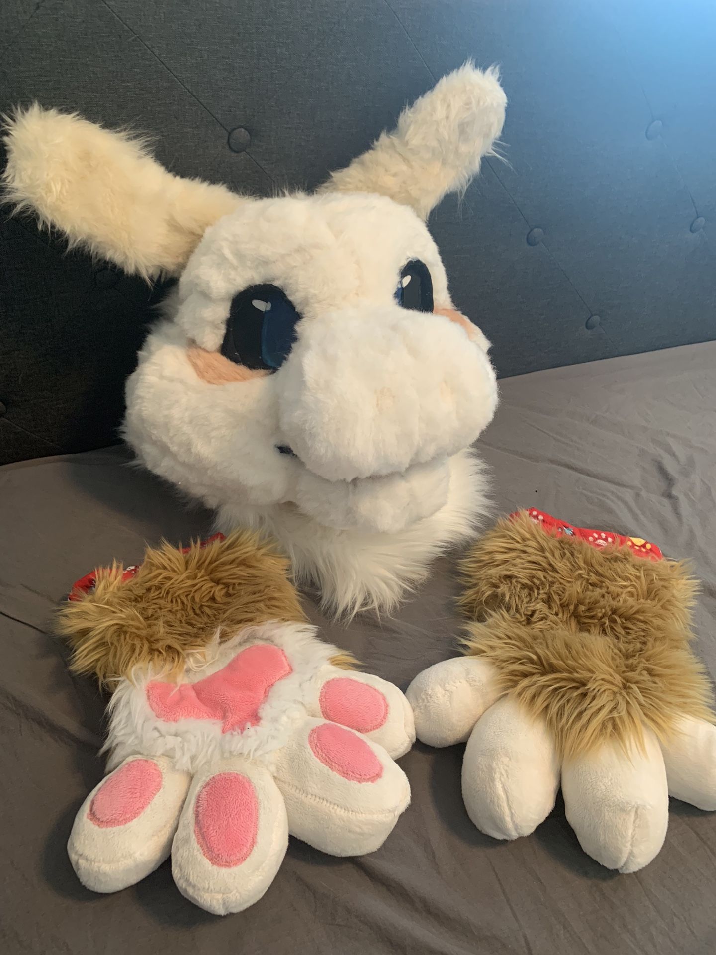 Furry Head Paws Fursuit Costume Fur Mascot