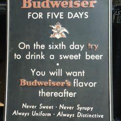 Budweiser Sign