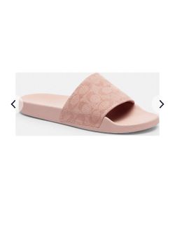 Coach slides pink