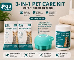 GB Pet Care 3-in-1 Pet Care Kit